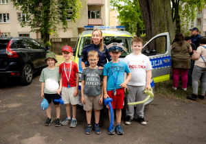 Gry i zabawy w parku przed "Medykiem"