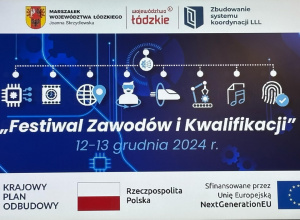 12-13 grudnia 2024 roku - Festiwal Zawodów i Kwalifikacji.