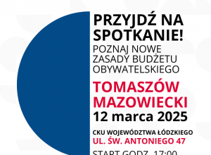 12 marca 2025 r. Spotkanie promujące Budżet Obywatelski Województwa Łódzkiego.